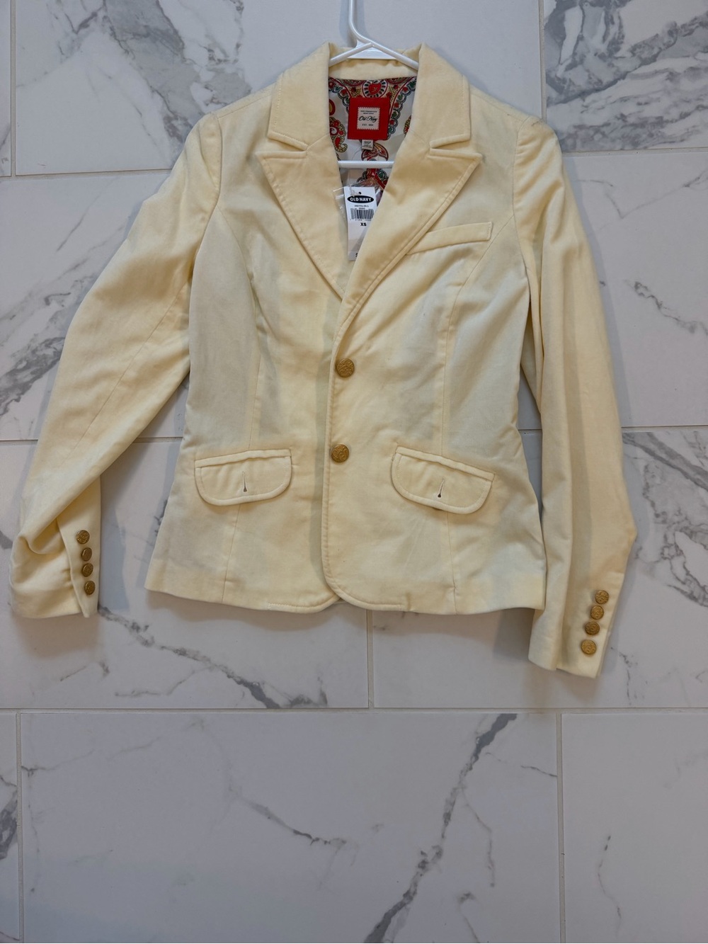 Old Navy Cream corduroy Blazer